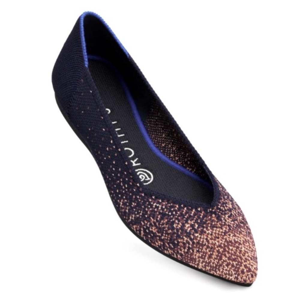 Rothy’s Point II-Midnight Metallic-Brand New